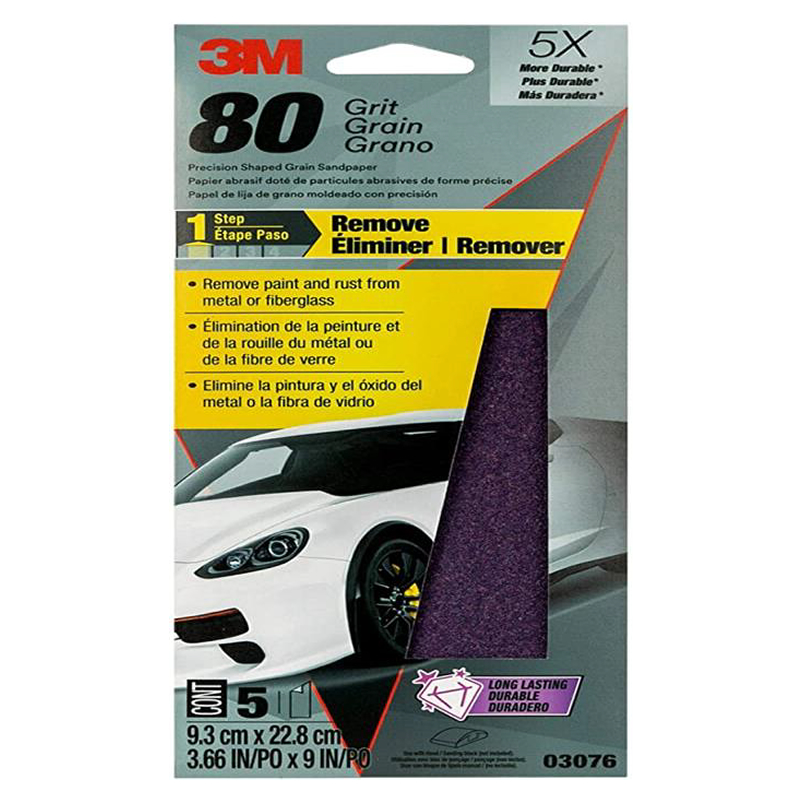 3m Autobody Shop Sandpaper 80 grit